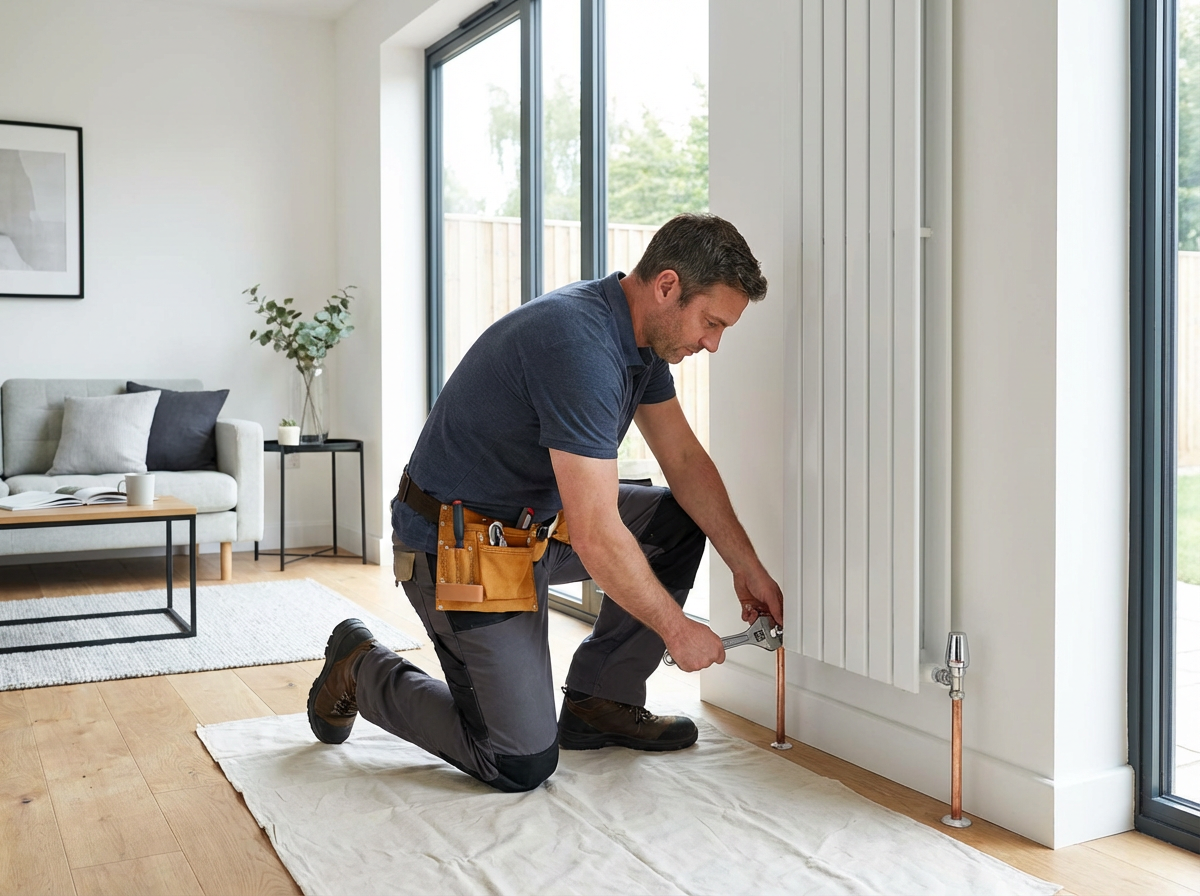 Professionele radiatorinstallatie